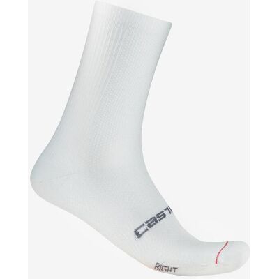 Castelli Espresso 18 cykelstrumpor vit Castelli Espresso 18 cykelstrumpor vit