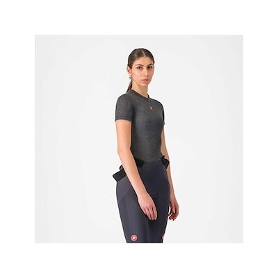 Castelli Medio kortärmad underställströja melange gray dam Castelli Medio kortärmad underställströja melange gray dam