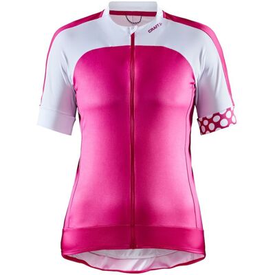 Craft Block Jersey Women Rosa/Vit Craft Block Jersey Women Rosa/Vit