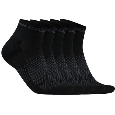 Craft CORE Dry Mid strumpor 5-pack svart Craft CORE Dry Mid strumpor 5-pack svart