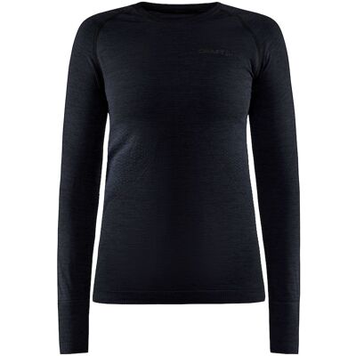 Craft Core Dry Active Dame Baselayer med långa ärmar Svart Craft Core Dry Active Dame Baselayer med långa ärmar Svart