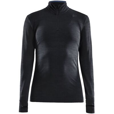 Craft Fuseknit Comfort Zip svart dam Craft Fuseknit Comfort Zip svart dam
