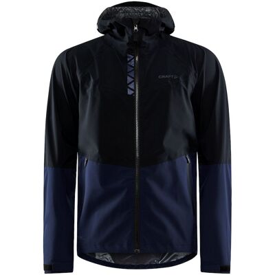 Craft Offroad Hydro Vind och Vattentät Cykeljacka Svart/Navy Blå Craft Offroad Hydro Vind och Vattentät Cykeljacka Svart/Navy Blå