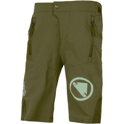 Endura MT500 Burner Junior MTB Cykelshorts Olivgrön Endura MT500 Burner Junior MTB Cykelshorts Olivgrön