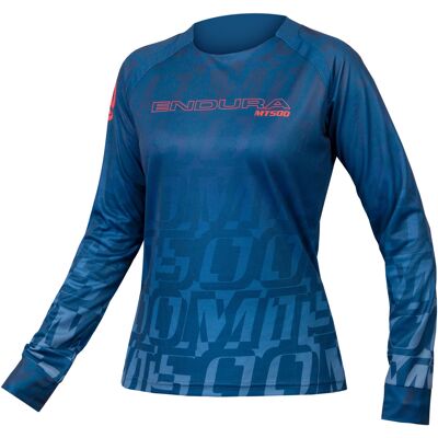 Endura MT500 Print Tee Blå Endura MT500 Print Tee Blå