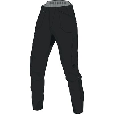 Endura MT500 Spray Byxor - Svart - MTB Endura MT500 Spray Byxor - Svart - MTB