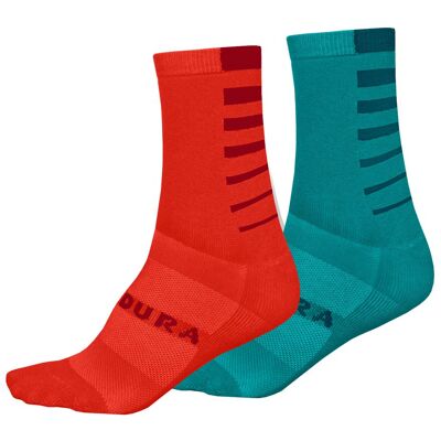 Endura Women's Coolmax® Stripe Socks (Twin Pack) Endura Women's Coolmax® Stripe Socks (Twin Pack)