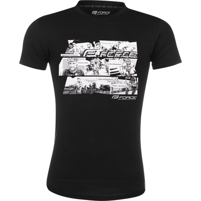 Force Cool Comics T-shirt Svart Force Cool Comics T-shirt Svart
