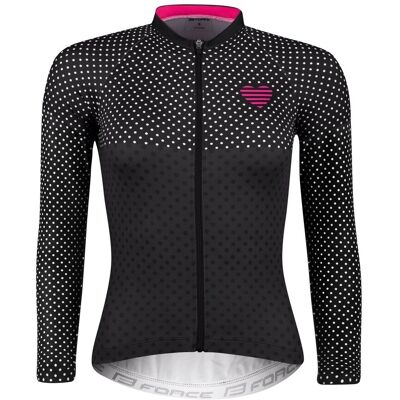 Force Points Långärmad Jersey till Kvinnor Svart / Rosa Force Points Långärmad Jersey till Kvinnor Svart / Rosa