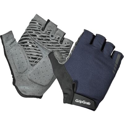 GripGrab Expert RC Max vadderade kortfingrade cykelhandskar - Navy blå - Handskar GripGrab Expert RC Max vadderade kortfingrade cykelhandskar - Navy blå - Handskar