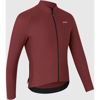 GripGrab PACR Thermal långärmad cykeltröja dark red herr GripGrab PACR Thermal långärmad cykeltröja dark red herr