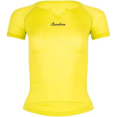 Isadore Women's 100% Merino SS Baselayer Sulphur Spring Isadore Women's 100% Merino SS Baselayer Sulphur Spring