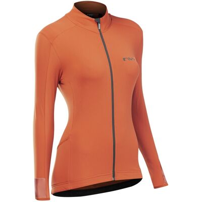 Northwave Fahrenheit Ls Dam Jersey - Orange - Jersey Northwave Fahrenheit Ls Dam Jersey - Orange - Jersey