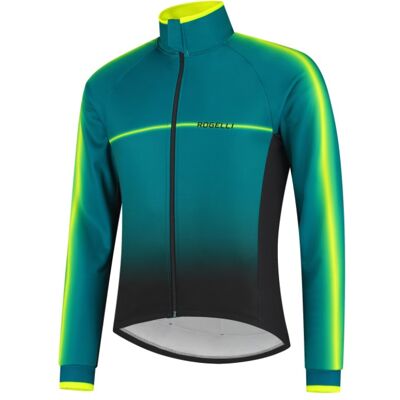Rogelli Dex Cykeljacka - Turkis / Neon Rogelli Dex Cykeljacka - Turkis / Neon