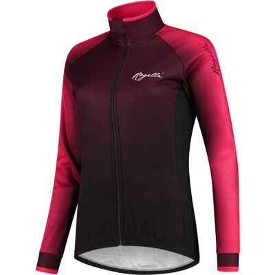 Rogelli Glow Cykeljacka - Bordeaux/Pink Rogelli Glow Cykeljacka - Bordeaux/Pink