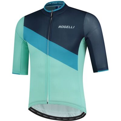 Rogelli Kai Jersey Turkis/Blå Rogelli Kai Jersey Turkis/Blå