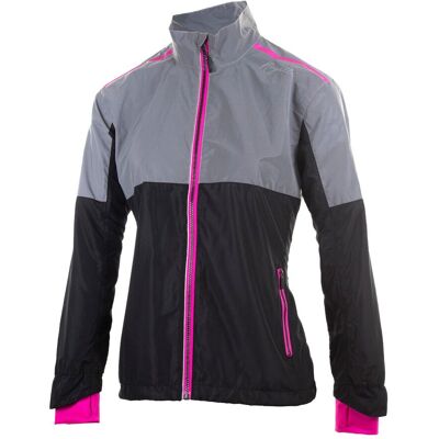 Rogelli Reflex Jacka Svart/Rosa Rogelli Reflex Jacka Svart/Rosa