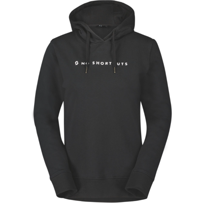 Scott No Shortcuts Hoodie till kvinnor, Svart Scott No Shortcuts Hoodie till kvinnor, Svart