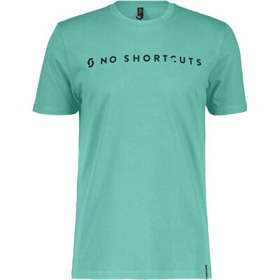 Scott No Shortcuts kortärmad t-shirt miami green herre Scott No Shortcuts kortärmad t-shirt miami green herre
