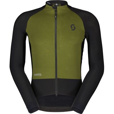 Scott RC Pro Warm Hybrid Gore-Tex Windstopper Jacka Gran Grön/Svart för män Scott RC Pro Warm Hybrid Gore-Tex Windstopper Jacka Gran Grön/Svart för män