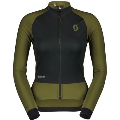Scott RC Pro Warm Hybrid Gore-Tex Windstopper Jacka Gran Grön/Svart för Dam Scott RC Pro Warm Hybrid Gore-Tex Windstopper Jacka Gran Grön/Svart för Dam