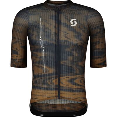 Scott ULTD. SL kortärmad cykeltröja bread brown/dark blue herr Scott ULTD. SL kortärmad cykeltröja bread brown/dark blue herr