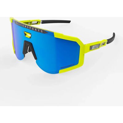 Scicon Aeroscope cykelglasögon yellow fluo/multimirror blue Scicon Aeroscope cykelglasögon yellow fluo/multimirror blue