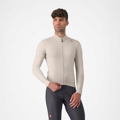 Castelli Espresso Thermal långärmad cykeltröja clay/dark gray herr Castelli Espresso Thermal långärmad cykeltröja clay/dark gray herr