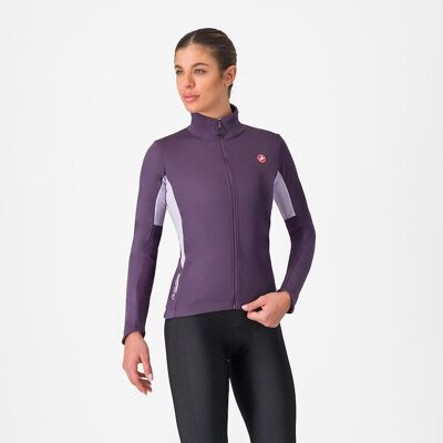 Castelli Entrata 2 cykeljacka night shade/purple mist dam Castelli Entrata 2 cykeljacka night shade/purple mist dam