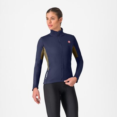 Castelli Entrata 2 cykeljacka belgian blue/deep green dam Castelli Entrata 2 cykeljacka belgian blue/deep green dam