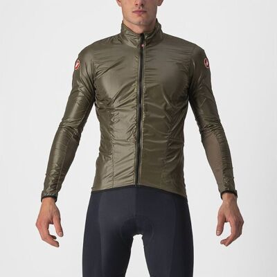 Castelli Aria Shell cykeljacka moss brown herr Castelli Aria Shell cykeljacka moss brown herr