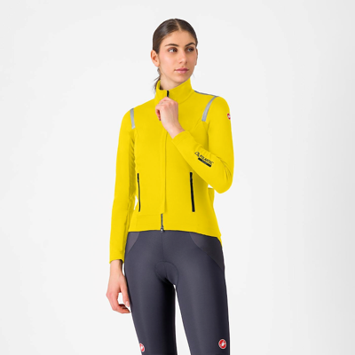 Castelli Perfetto RoS 3 cykeljacka mango mojito/black reflex dam Castelli Perfetto RoS 3 cykeljacka mango mojito/black reflex dam
