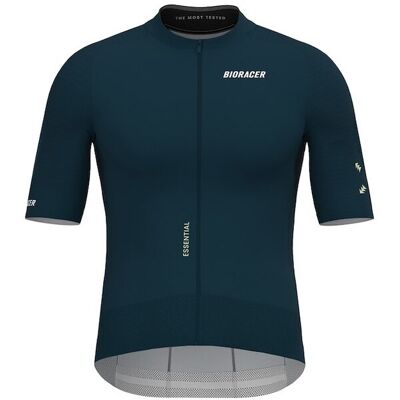 Bioracer Epic Essential cykeltröja kortärmad graphite blue herr Bioracer Epic Essential cykeltröja kortärmad graphite blue herr
