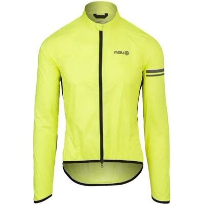 AGU Essential Wind cykeljacka svart/neon herr AGU Essential Wind cykeljacka svart/neon herr