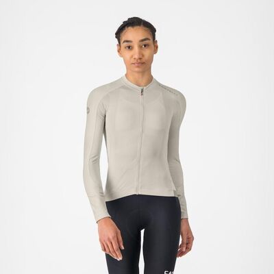 Castelli Espresso 2 W LS cykeltröja långa ärmar silver moon dam Castelli Espresso 2 W LS cykeltröja långa ärmar silver moon dam