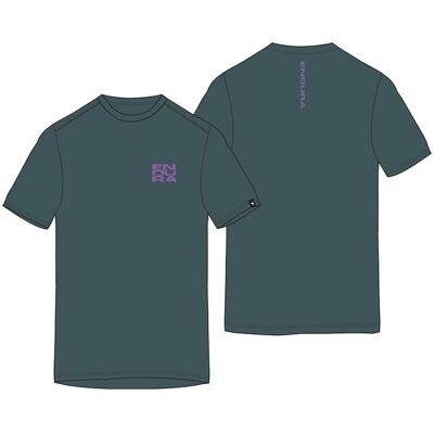 Endura Stacked logo graphic t-shirt teal herr Endura Stacked logo graphic t-shirt teal herr