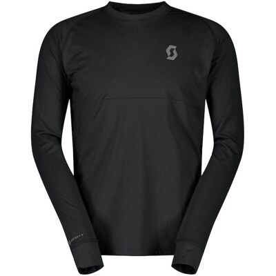 Scott Trail Storm Warm Light Tee LS cykeltröja svart dam Scott Trail Storm Warm Light Tee LS cykeltröja svart dam