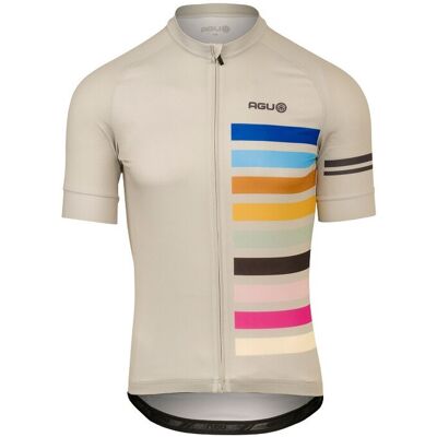 AGU Essential Rainbow kortärmad cykeltröja sustained grey herr AGU Essential Rainbow kortärmad cykeltröja sustained grey herr