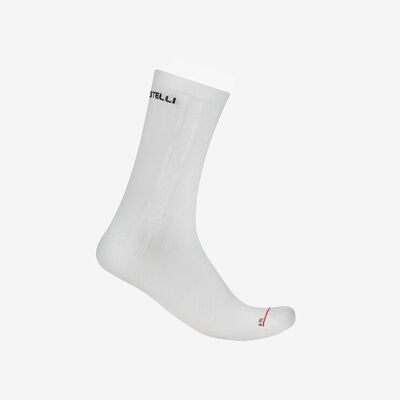 Castelli Aero Race Pro 20 cykelstrumpor vit Castelli Aero Race Pro 20 cykelstrumpor vit
