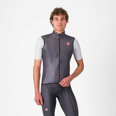 Castelli Aria cykelväst dark grey herr Castelli Aria cykelväst dark grey herr