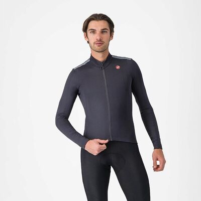 Castelli Puro 4 långärmad cykeltröja dark gray herre Castelli Puro 4 långärmad cykeltröja dark gray herre
