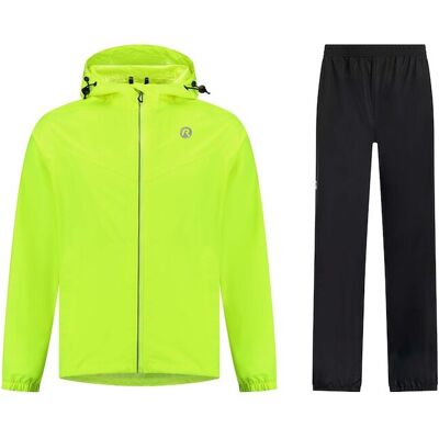 Rogelli Commuter Core regnställ gul/svart unisex Rogelli Commuter Core regnställ gul/svart unisex