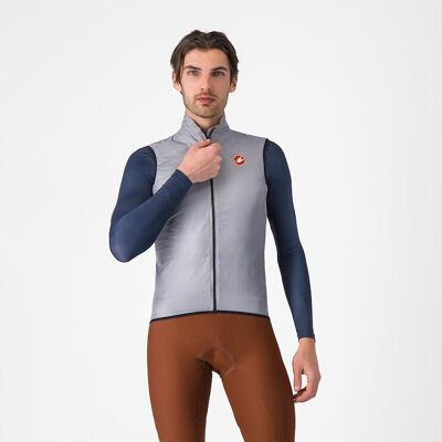 Castelli Aria cykelväst silver grey herr Castelli Aria cykelväst silver grey herr