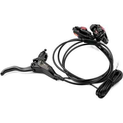 Bikepartner Twin hydrauliskt bromsset bak med höger bromshandtag för cargocyklar Bikepartner Twin hydrauliskt bromsset bak med höger bromshandtag för cargocyklar