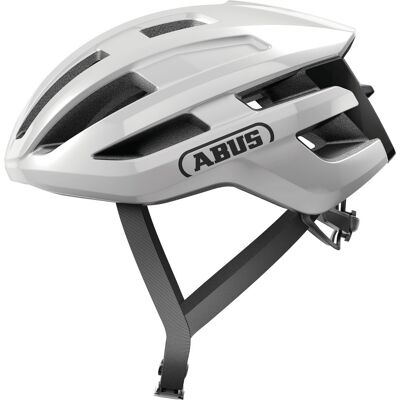 Abus Powerdome cykelhjälm shiny white Abus Powerdome cykelhjälm shiny white