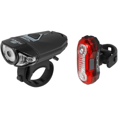 Force Express Black 300 lm-40 lm Cykelljusset Force Express Black 300 lm-40 lm Cykelljusset