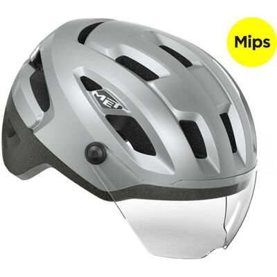 MET Intercity Mips cykelhjälm Reflective Matt visir MET Intercity Mips cykelhjälm Reflective Matt visir