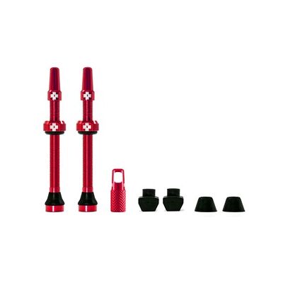 Muc-Off Ventilset Tubeless 2 st 60 mm Röd Muc-Off Ventilset Tubeless 2 st 60 mm Röd