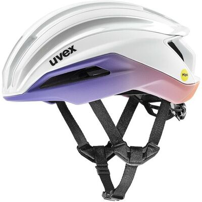 uvex Surge Aero MIPS cykelhjälm Road vit lila matt uvex Surge Aero MIPS cykelhjälm Road vit lila matt