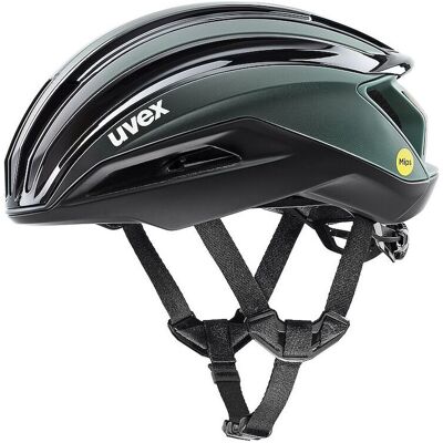 uvex Surge Aero MIPS cykelhjälm Road black sage green matt uvex Surge Aero MIPS cykelhjälm Road black sage green matt